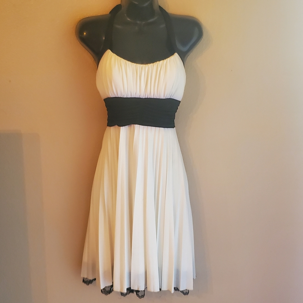 Halter Fit and Flare Dress